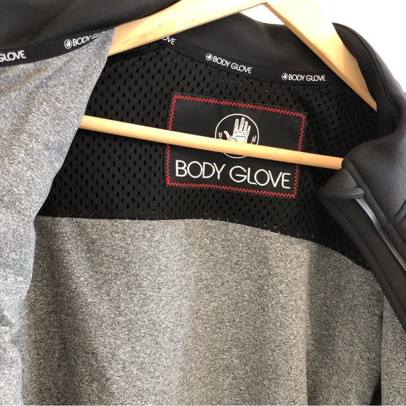 Body Glove 4 Pocket Zippered Fully Lined Wetsuit Style Jacket Black Size Medium. - Picture 14 of 16